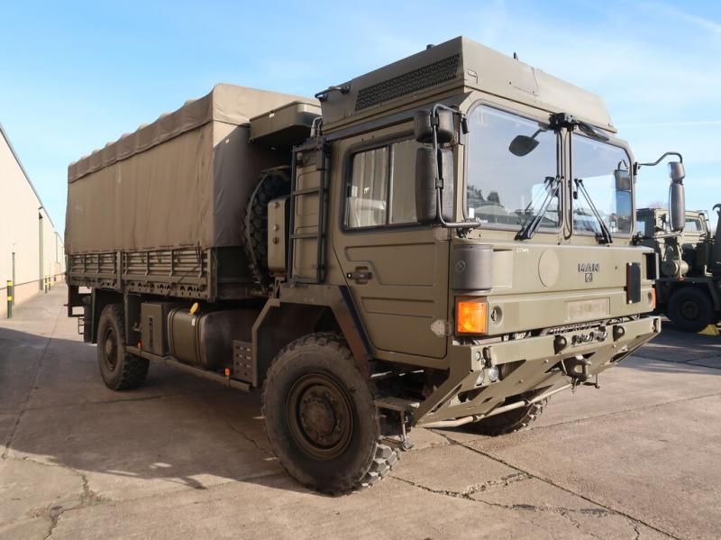 Ex Army MAN HX60 18.330 4x4 Drop Side Cargo Truck