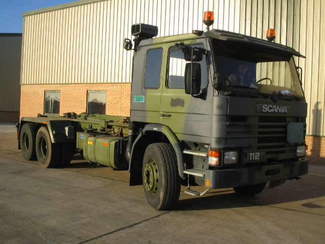 Scania 112H 6x2 drops hook loader - Govsales of mod surplus ex army trucks, ex army land rovers and other military vehicles for sale
