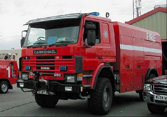 Scania 4x4 RIV (Ex Queens Flight) Fire Appliance - Govsales of mod surplus ex army trucks, ex army land rovers and other military vehicles for sale