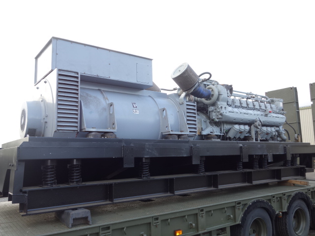 MTU 2500 KVA Generator sets - Govsales of mod surplus ex army trucks, ex army land rovers and other military vehicles for sale