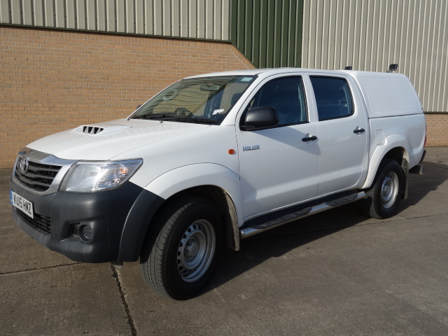 2015 Toyota Hilux 2.5D Double Cab Pickup - Govsales of mod surplus ex army trucks, ex army land rovers and other military vehicles for sale