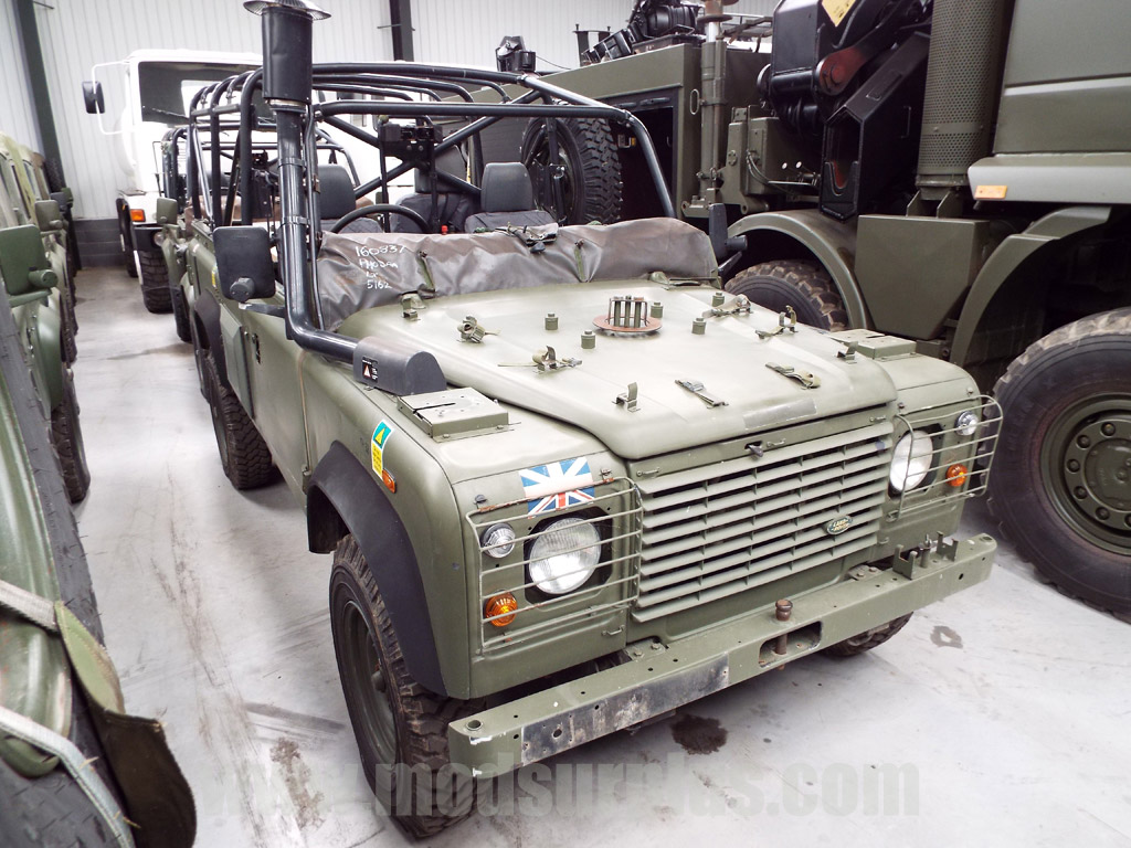 Land Rover Defender Wolf 110 Scout vehicle - Govsales of mod surplus ex army trucks, ex army land rovers and other military vehicles for sale