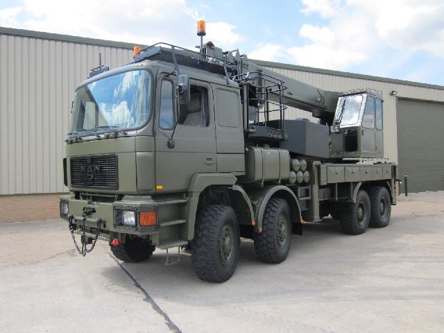 Man 41.372 8x8 crane truck - Govsales of mod surplus ex army trucks, ex army land rovers and other military vehicles for sale