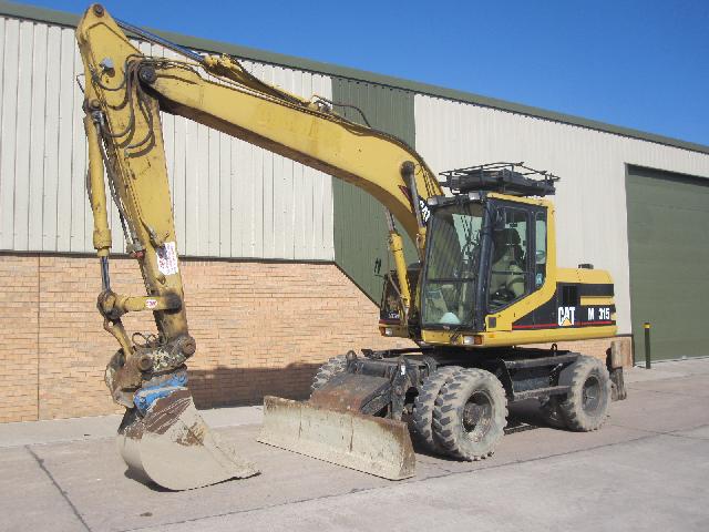 Caterpillar Wheeled Excavator 315 - Govsales of mod surplus ex army trucks, ex army land rovers and other military vehicles for sale