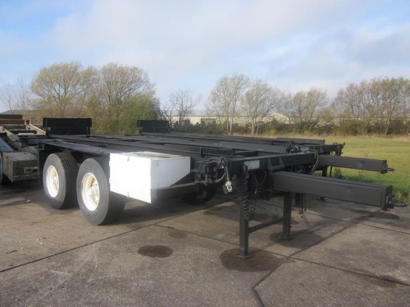 RB Tandem axle 20ft ISO drawbar container trailers - Govsales of mod surplus ex army trucks, ex army land rovers and other military vehicles for sale