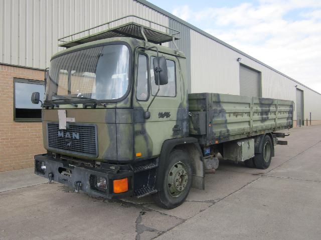 MAN 13.192 4x2 LHD drop side cargo truck - Govsales of mod surplus ex army trucks, ex army land rovers and other military vehicles for sale
