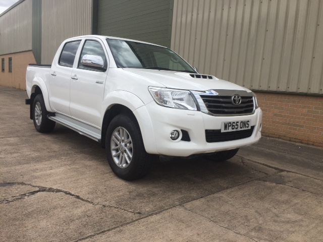 Toyota Hilux 2.5 D-4D Icon Double Cab Pickup 4WD 4dr - Govsales of mod surplus ex army trucks, ex army land rovers and other military vehicles for sale