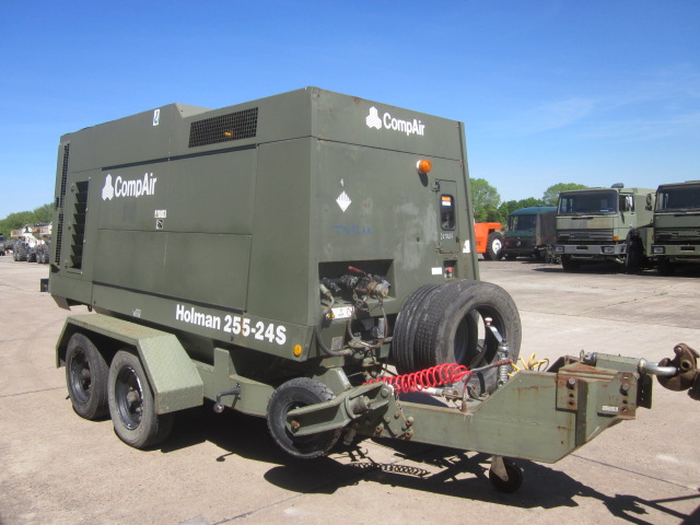 Compair 255-24 compressor - Govsales of mod surplus ex army trucks, ex army land rovers and other military vehicles for sale