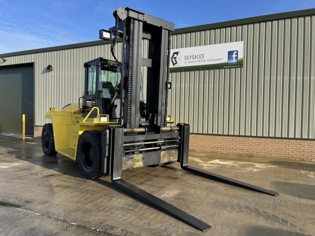 Hyster H16.00 XM -12 16 Ton Forklift - Govsales of mod surplus ex army trucks, ex army land rovers and other military vehicles for sale