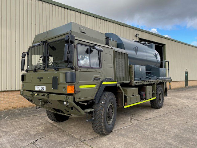 Unused MAN 4x4 7,500 Litre Bunded Fuel Tanker - Govsales of mod surplus ex army trucks, ex army land rovers and other military vehicles for sale